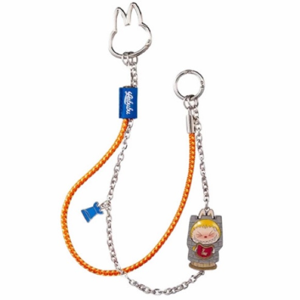 Pop Mart Labubu The Monsters Let's Checkmate Series Bag Charm Chain rook popmart